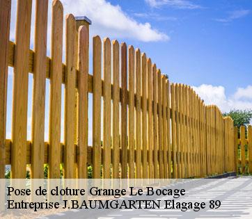 Pose de cloture  grange-le-bocage-89260 Entreprise J.BAUMGARTEN Elagage 89